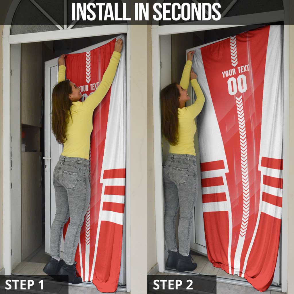 Personalized Sydney Swans Door Cover Modern Geometric Sports Graphic Style