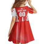 Personalized Sydney Swans Family Matching Off Shoulder Short Dress and Hawaiian Shirt Modern Geometric Sports Graphic Style