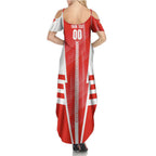 Personalized Sydney Swans Family Matching Summer Maxi Dress and Hawaiian Shirt Modern Geometric Sports Graphic Style
