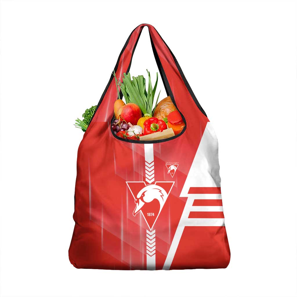Sydney Swans Grocery Bag Modern Geometric Sports Graphic Style