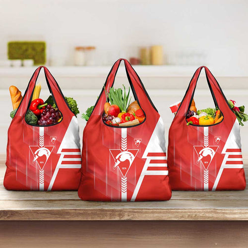 Sydney Swans Grocery Bag Modern Geometric Sports Graphic Style