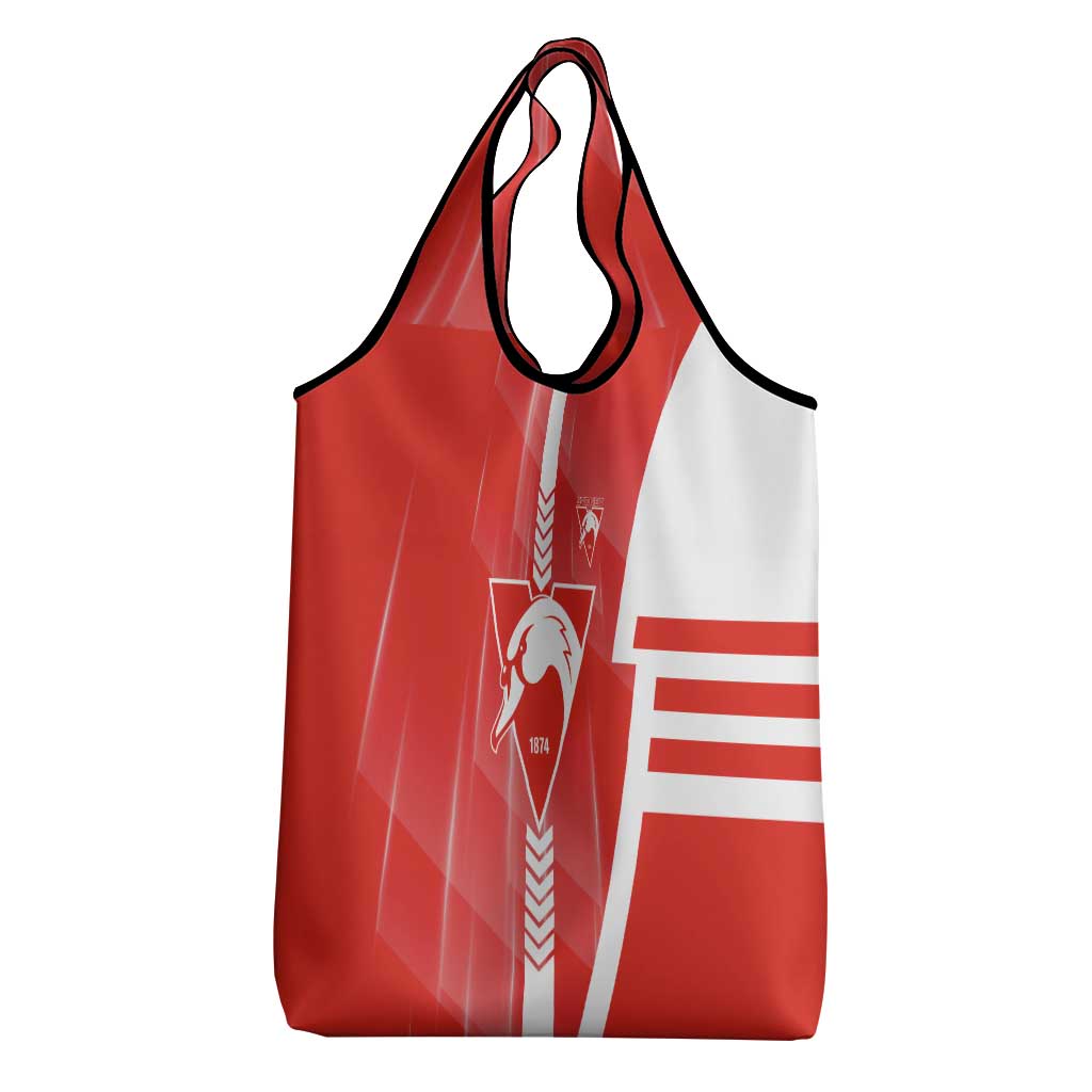 Sydney Swans Grocery Bag Modern Geometric Sports Graphic Style