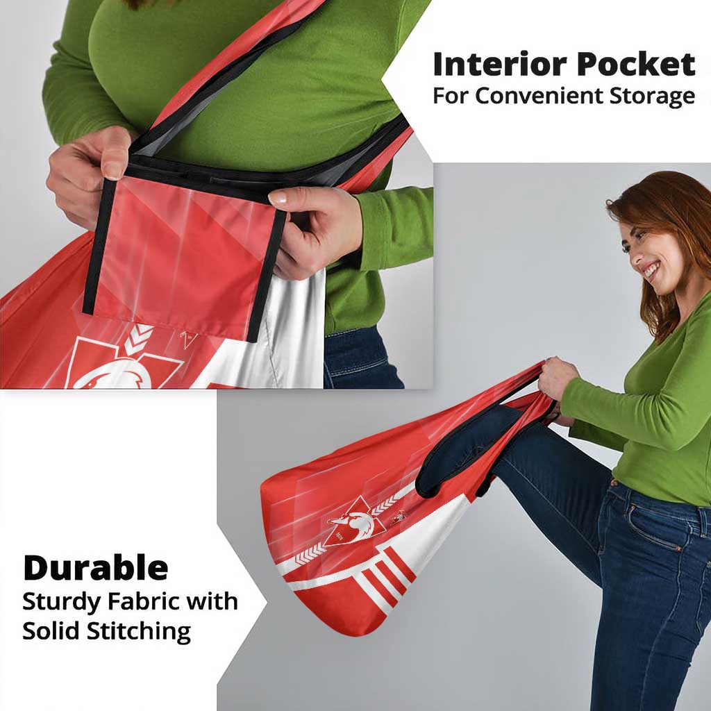 Sydney Swans Grocery Bag Modern Geometric Sports Graphic Style
