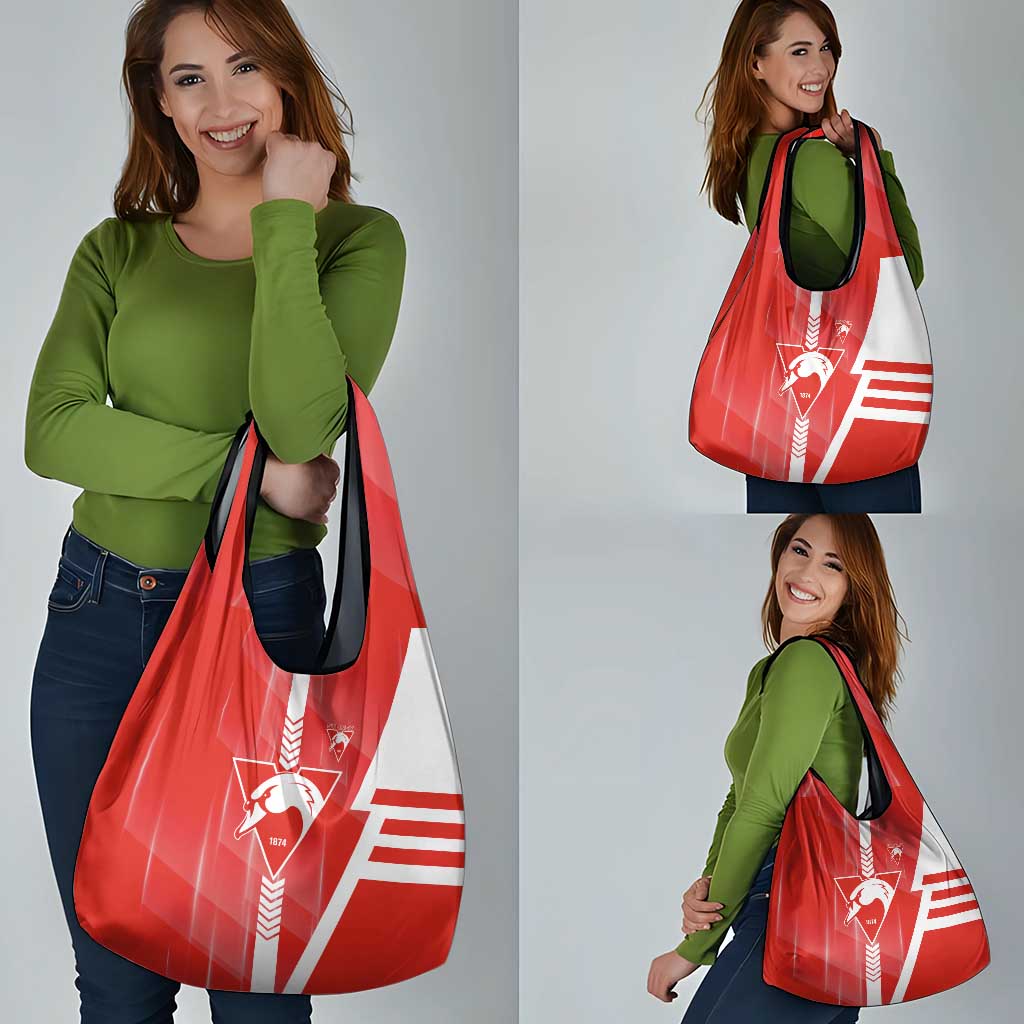 Sydney Swans Grocery Bag Modern Geometric Sports Graphic Style