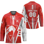 Personalized Sydney Swans Hockey Jersey Modern Geometric Sports Graphic Style