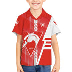 Personalized Sydney Swans Kid Hawaiian Shirt Modern Geometric Sports Graphic Style