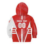 Personalized Sydney Swans Kid Hoodie Modern Geometric Sports Graphic Style