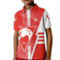 Personalized Sydney Swans Kid Polo Shirt Modern Geometric Sports Graphic Style