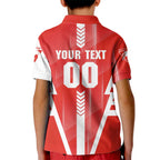 Personalized Sydney Swans Kid Polo Shirt Modern Geometric Sports Graphic Style
