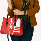 Sydney Swans Leather Bag Modern Geometric Sports Graphic Style