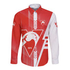 Personalized Sydney Swans Long Sleeve Button Shirt Modern Geometric Sports Graphic Style