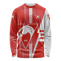 Personalized Sydney Swans Long Sleeve Shirt Modern Geometric Sports Graphic Style