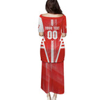 Personalized Sydney Swans Puletasi Modern Geometric Sports Graphic Style