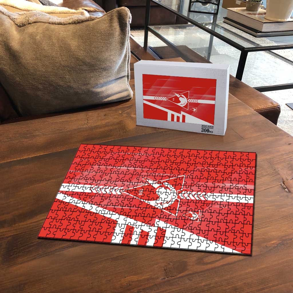 Sydney Swans Puzzle Modern Geometric Sports Graphic Style