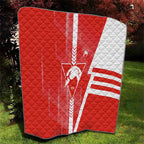 Sydney Swans Quilt Modern Geometric Sports Graphic Style