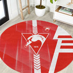 Sydney Swans Round Carpet Modern Geometric Sports Graphic Style