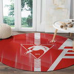 Sydney Swans Round Carpet Modern Geometric Sports Graphic Style