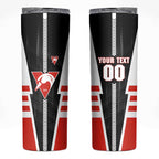 Personalized Sydney Swans Skinny Tumbler Modern Geometric Sports Graphic Style