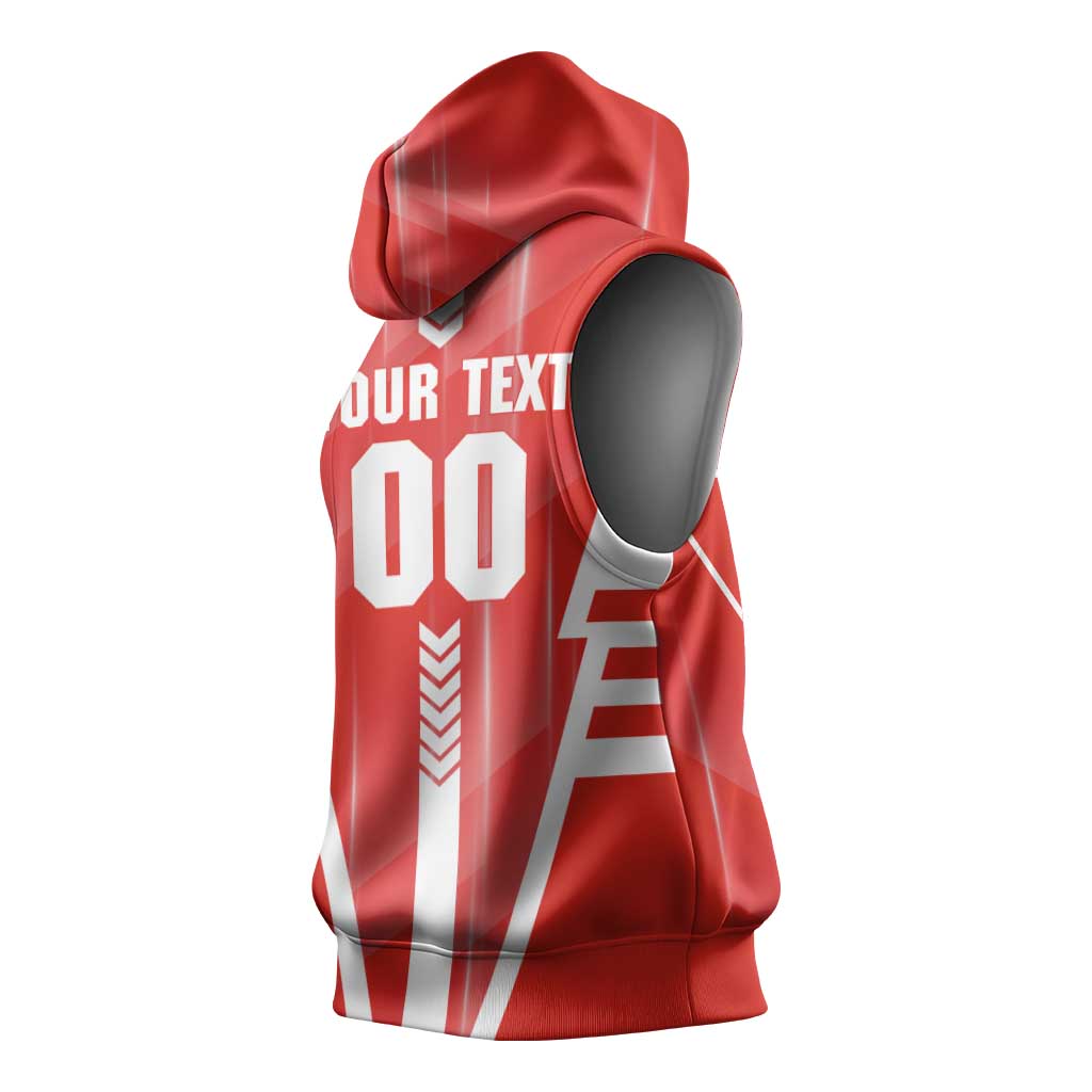 Personalized Sydney Swans Sleeveless Hoodie Modern Geometric Sports Graphic Style
