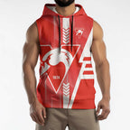 Personalized Sydney Swans Sleeveless Hoodie Modern Geometric Sports Graphic Style
