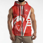 Personalized Sydney Swans Sleeveless Zip Hoodie Modern Geometric Sports Graphic Style