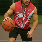 Personalized Sydney Swans Sleeveless Zip Hoodie Modern Geometric Sports Graphic Style