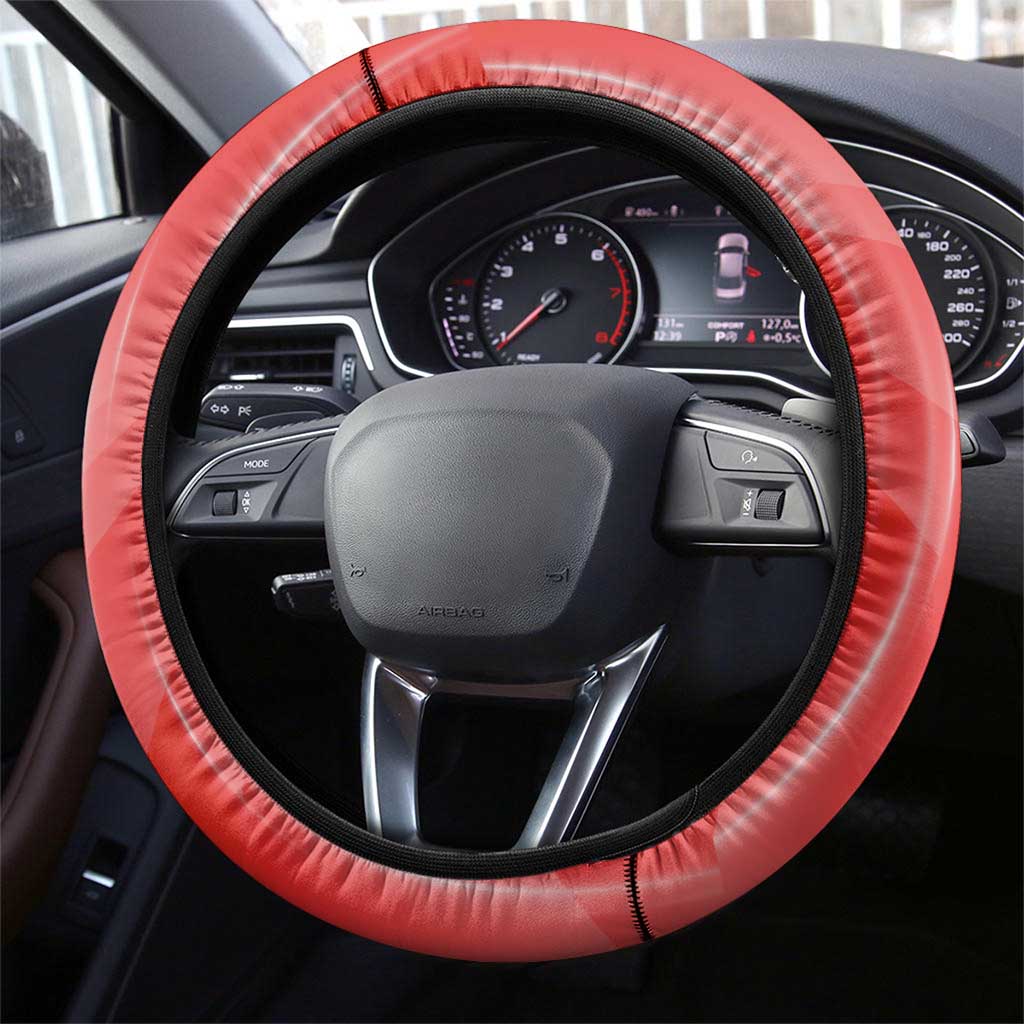 Sydney Swans Steering Wheel Cover Modern Geometric Sports Graphic Style