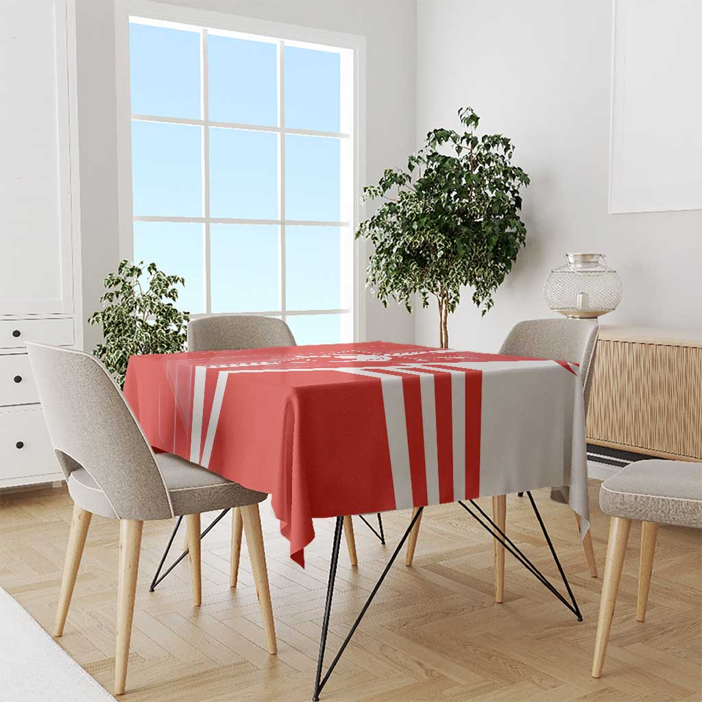 Sydney Swans Tablecloth Modern Geometric Sports Graphic Style