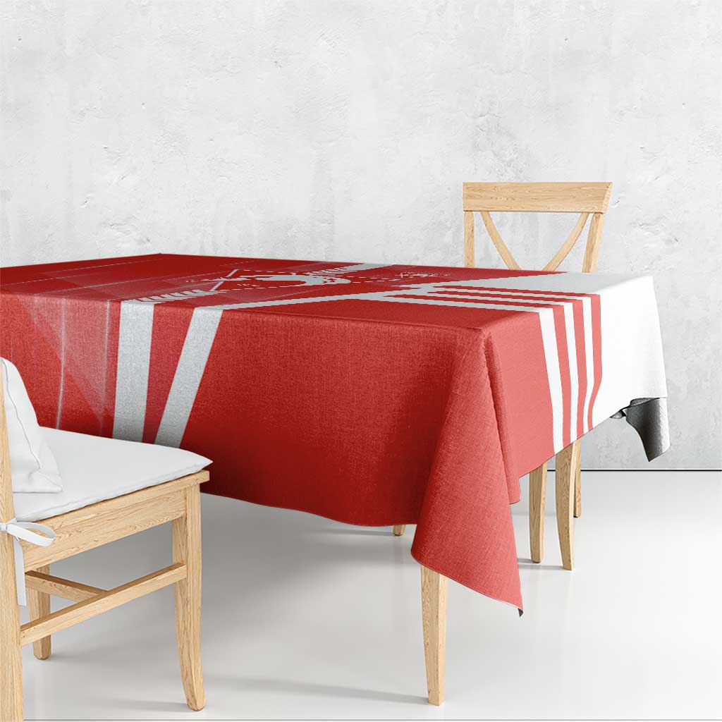 Sydney Swans Tablecloth Modern Geometric Sports Graphic Style