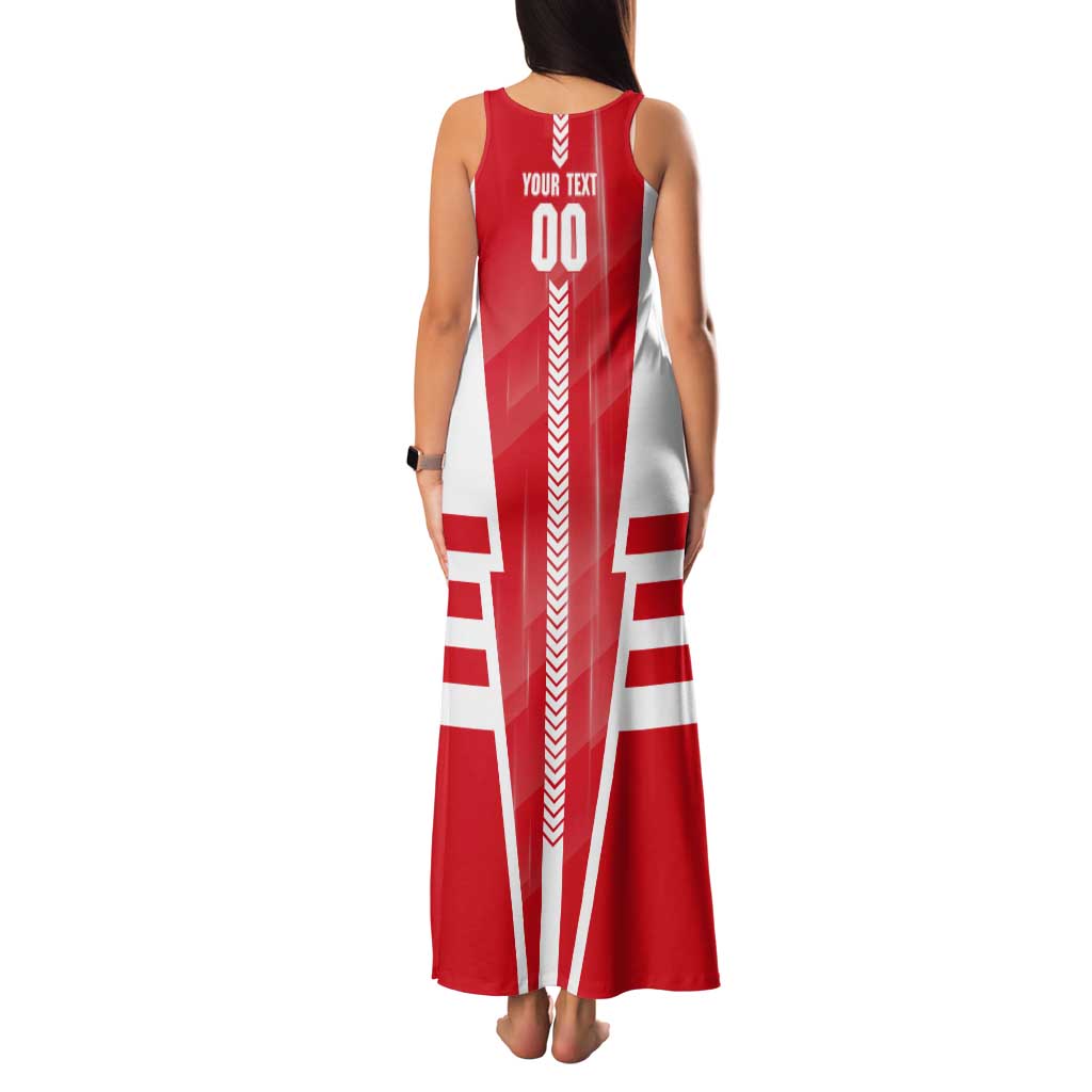 Personalized Sydney Swans Tank Maxi Dress Modern Geometric Sports Graphic Style