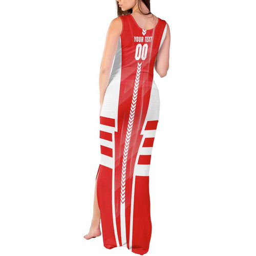 Personalized Sydney Swans Tank Maxi Dress Modern Geometric Sports Graphic Style