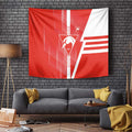 Sydney Swans Tapestry Modern Geometric Sports Graphic Style