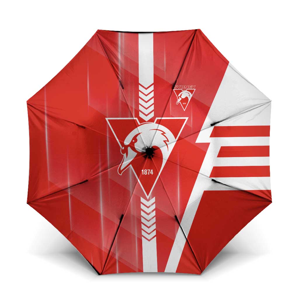 Sydney Swans Umbrella Modern Geometric Sports Graphic Style