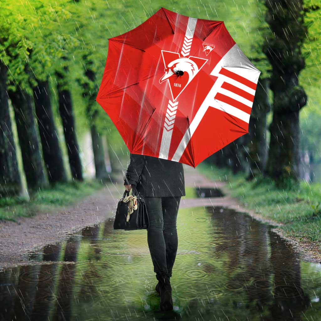 Sydney Swans Umbrella Modern Geometric Sports Graphic Style