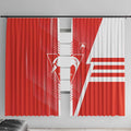 Sydney Swans Window Curtain Modern Geometric Sports Graphic Style
