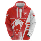 Personalized Sydney Swans Zip Hoodie Modern Geometric Sports Graphic Style