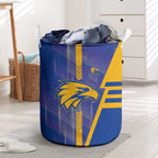 West Coast Eagles Laundry Basket Modern Geometric Sports Graphic Style