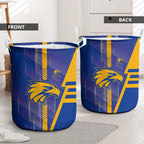 West Coast Eagles Laundry Basket Modern Geometric Sports Graphic Style