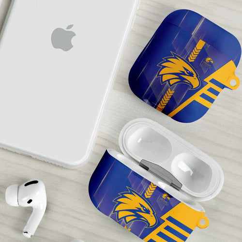 West Coast Eagles AirPods Case Modern Geometric Sports Graphic Style