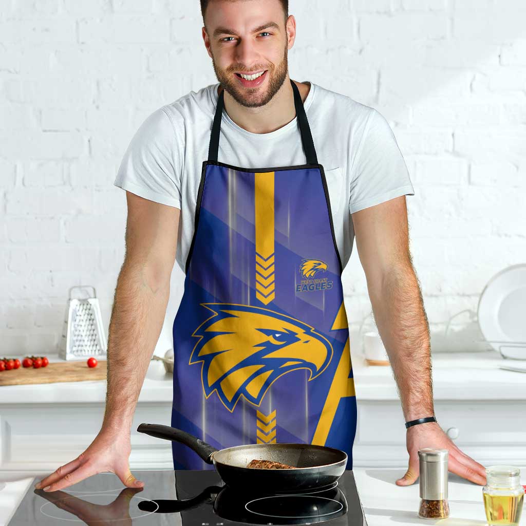 West Coast Eagles Apron Modern Geometric Sports Graphic Style