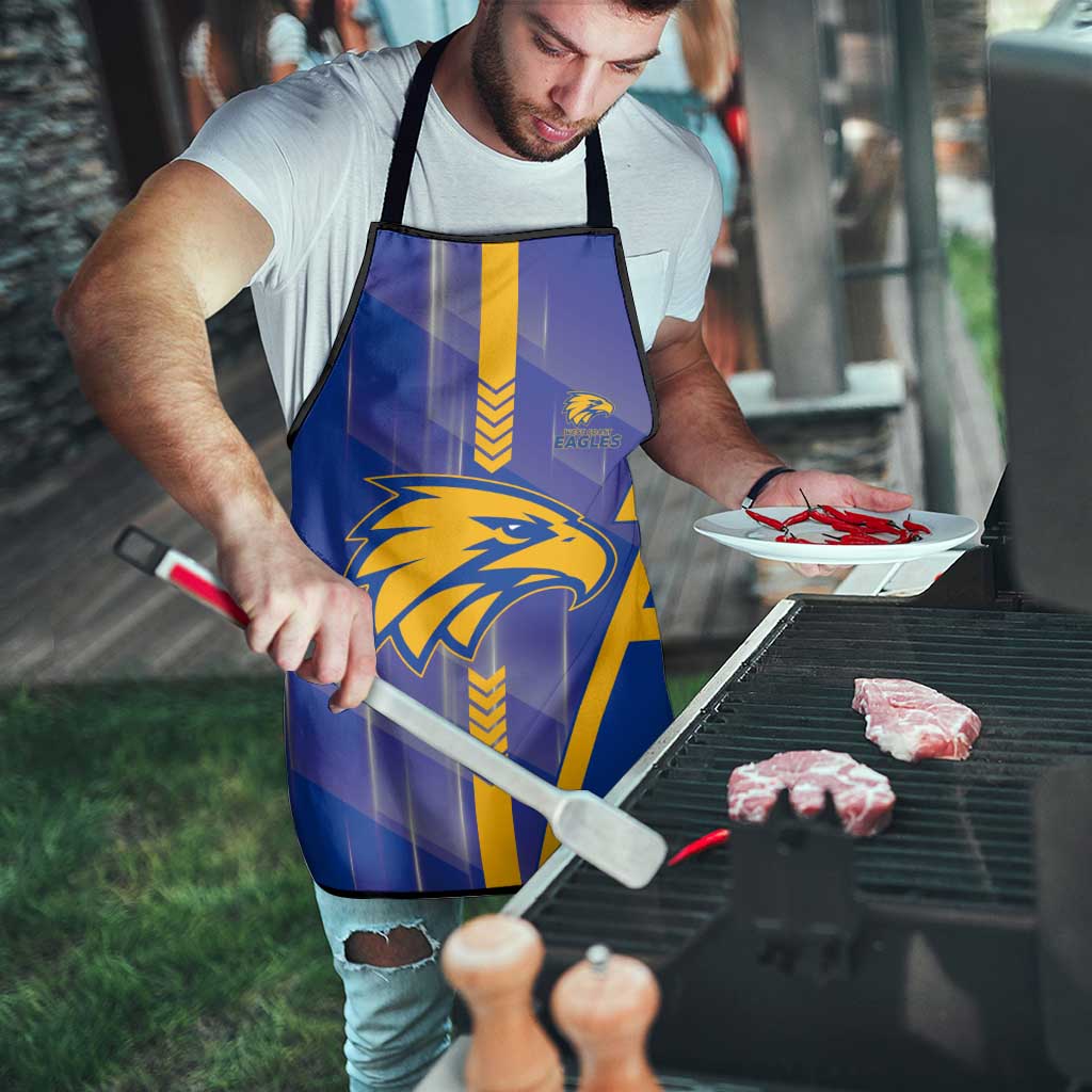 West Coast Eagles Apron Modern Geometric Sports Graphic Style