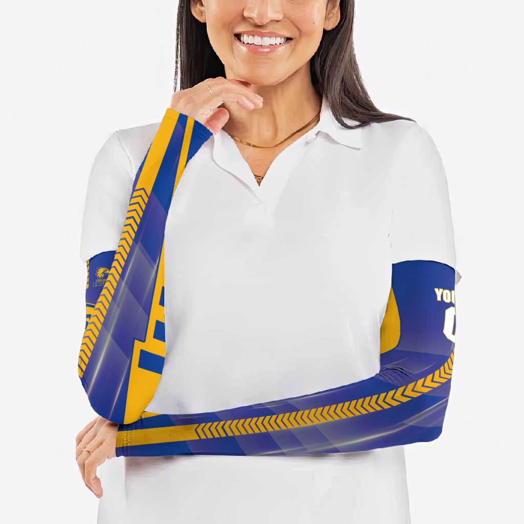 Personalized West Coast Eagles Arm Sleeves Modern Geometric Sports Graphic Style