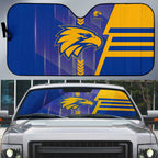 West Coast Eagles Auto Sun Shade Modern Geometric Sports Graphic Style