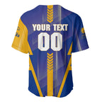 Personalized West Coast Eagles Baseball Jersey Modern Geometric Sports Graphic Style