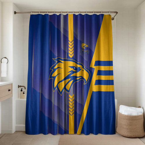 West Coast Eagles Bathroom Set Modern Geometric Sports Graphic Style