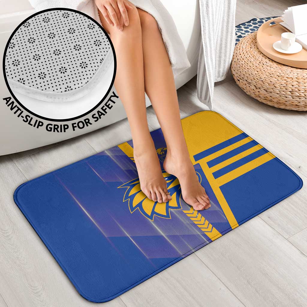West Coast Eagles Bathroom Set Modern Geometric Sports Graphic Style