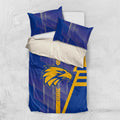 West Coast Eagles Bedding Set Modern Geometric Sports Graphic Style