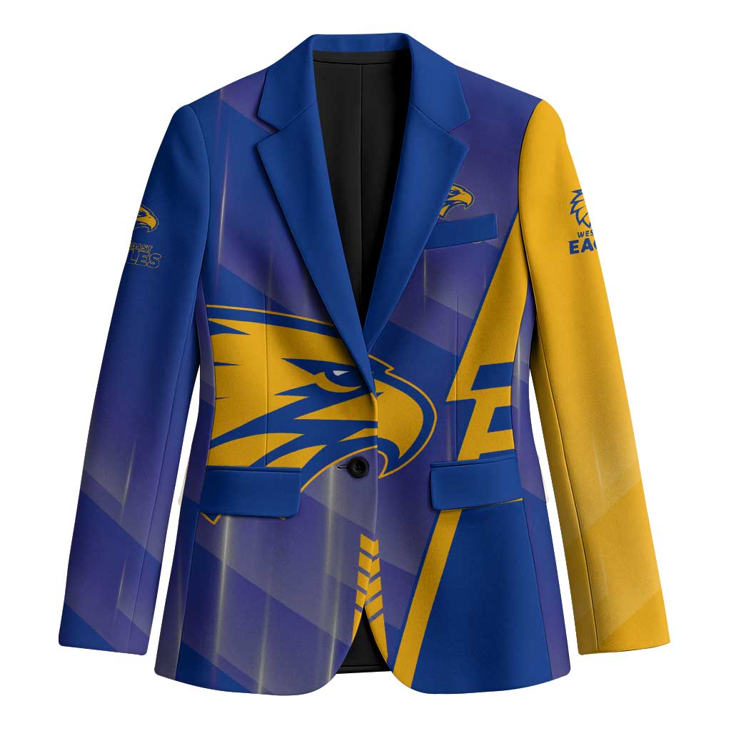 Personalized West Coast Eagles Blazer Modern Geometric Sports Graphic Style