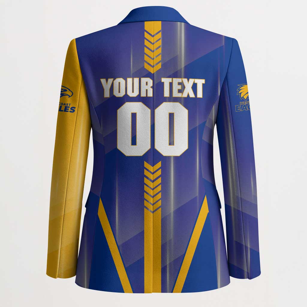 Personalized West Coast Eagles Blazer Modern Geometric Sports Graphic Style