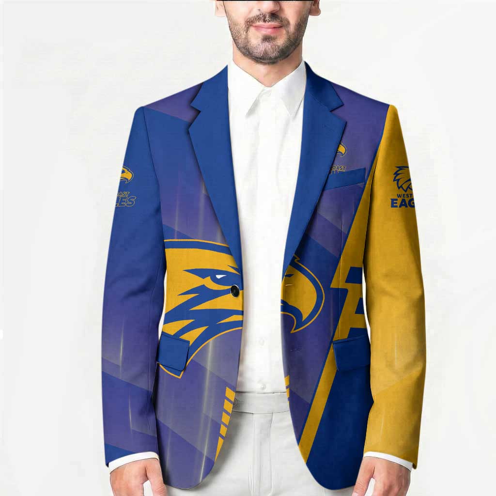 Personalized West Coast Eagles Blazer Modern Geometric Sports Graphic Style
